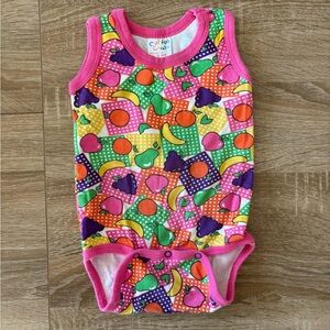 cotton club vintage fruit bodysuit size 12 months